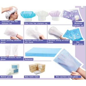 Gram Size Shape Customizable Nonwoven Fabrics For Dry Clean Glove