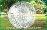 Buy cheap Inflatable Soccer Game Transparent Inflatable Sports Games , Funny 0.8mm PVC Body Zorbing Ball from wholesalers