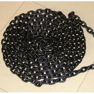 Buy cheap Alloy Steel G80 Lifting Chain 1 - 55ton Load Black For Lifting Materials from wholesalers