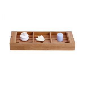 Buy cheap BAP Free Bamboo Bathroom Suppliers Adjustable Bathtub Caddy Tray Set from wholesalers