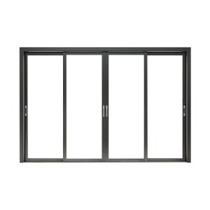 Buy cheap Customizable Soundproof Aluminum Sliding Double Glass Doors With 10 Sealing Layers from wholesalers