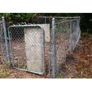 Buy cheap Chain Link Fence with Pedestrian Gates For Powder Stations from wholesalers