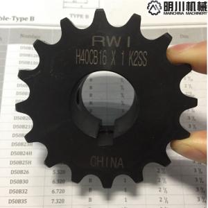 Buy cheap 45C Black Color Finished Bore Sprockets With High Frequency H40CB16X1 K2SS from wholesalers