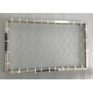 Buy cheap High Strength Stainless Steel Wire Rope Mesh For Balustrade / Railing from wholesalers