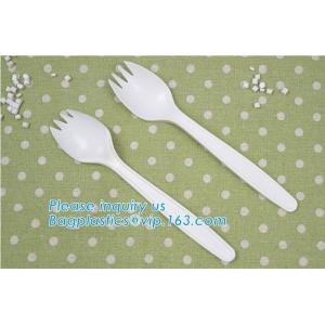 Buy cheap PLA cutlery |knife|fork|spoon,EN13432 certificate PLA Cutlery fork,Disposable and biodegradable PLA tableware,bagease pa from wholesalers