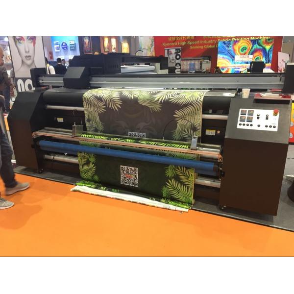Double Vision Fabric Plotter , Automatic Inkjet Fabric Printing Machine