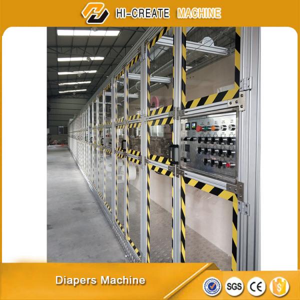 Buy cheap Servo Motors Used Baby Diaper Machine 400 Pcs/Min Speed from wholesalers