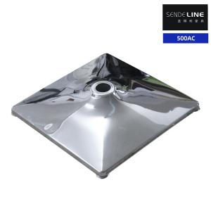 China Solid 1.2/1.4 Wall Thickness Barber Chair Base Plated Color / Gold Plated on sale