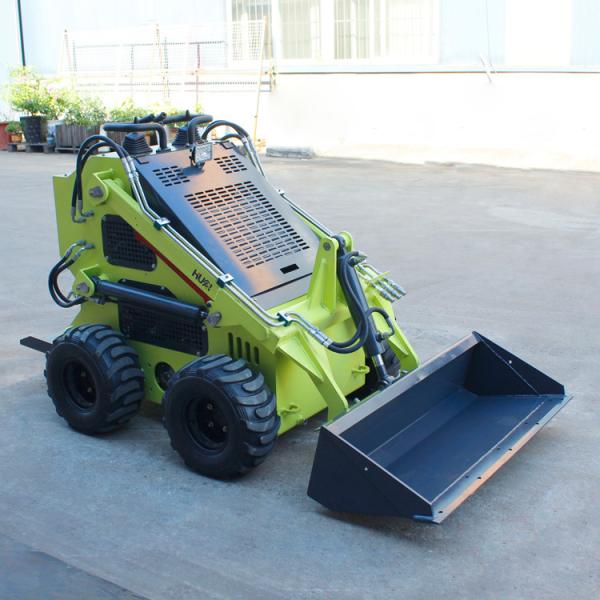 Mini Skid Steer Loader With Backhoe and Rotating Screening Bucket for Various