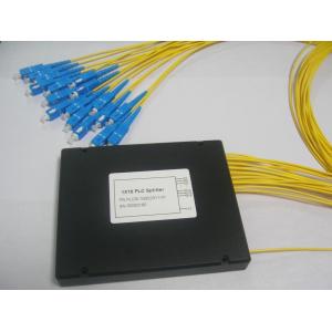 Compact ABS PLC Splitter 1×16 for Passive Optical Network , Fiber Optics Coupler