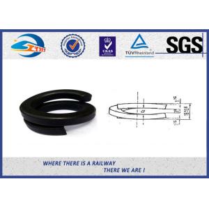 Buy cheap 70# / 65Mn Double Coil Spring Locking Washer For Fastening Rails from wholesalers