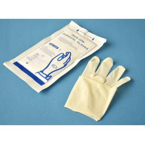 China Surgical Powdered Disposable Latex Examination Gloves 2pcs Pair on sale