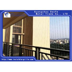 Buy cheap Anti Rust White Aluminum 1.6mm Balcony Invisible Grille from wholesalers