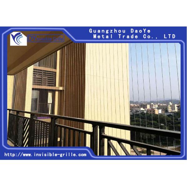 Buy cheap Anti Rust White Aluminum 1.6mm Balcony Invisible Grille from wholesalers