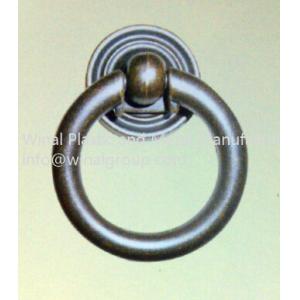 China Round pull ring furniture handle,L63mm*W51mm,antique bronze,size & finish can be OEM. on sale