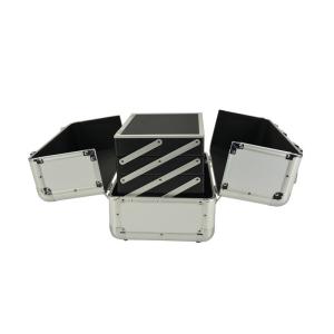 Professional Makeup Artist Case , Lockable Professional Makeup Train Case In