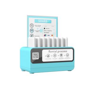 5000mah 8pcs Shared Power Banks E1008 Scan QR To Rent