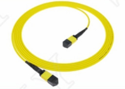 Quality MTP-12 APC Female to MTP-12 APC Female SingleMode OS2 Plenum OFNP Type A MPO Patch Cord 5m 16ft for sale