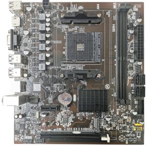Quality M-ATX AM4 Motherboard For Ryzen3/5 CPUs Dual DDR4 Slots 4*SATA3.0 Ports VGA+HDMI for sale Buy cheap M-ATX AM4 Motherboard For Ryzen3/5 CPUs Dual DDR4 Slots 4*SATA3.0 Ports VGA+HDMI product