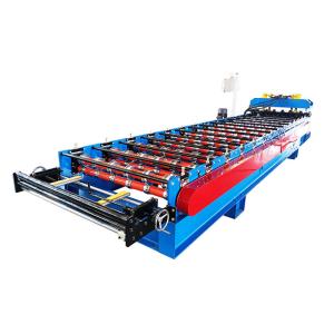 High Speed PPGL Glazed Tile Machine With Combined Cutting / Pressing Device