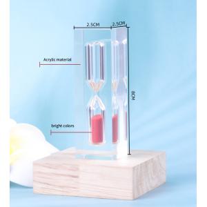 Buy cheap Christmas Acrylic Hourglass one Minute Three Minute Hourglass Sand Timer from wholesalers