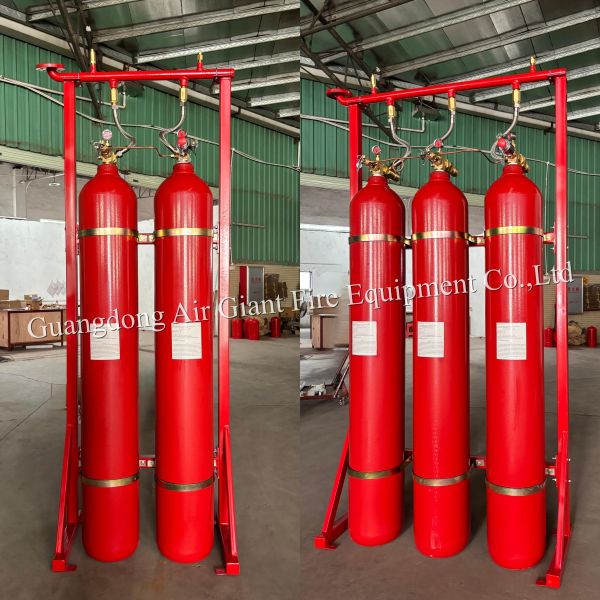 Buy cheap Network Type IG55 Inert Gas Fire Suppression System with 150-300 Bar Operating Pressure -10-50°C Storage Temperature and Audible And Visual Alarm from wholesalers