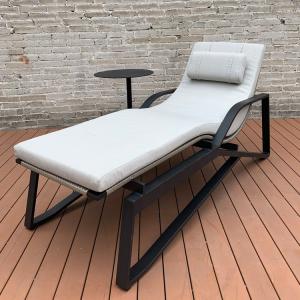 Buy cheap 195cm Length White Plastic Sun Lounger from wholesalers