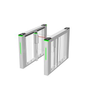 High End Automatic Biometric Access Control High Speed Flap Security Turnstile