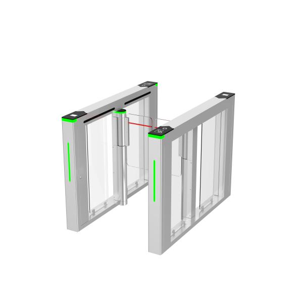 Quality High End Automatic Biometric Access Control High Speed Flap Security Turnstile Gate For Visitor Entrance for sale