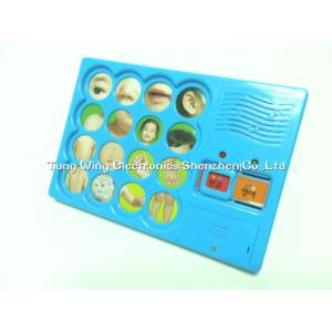 Indoor Educational Toy Round Sound Module Pantone Color For Baby Sounds Book