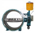 Buy cheap DN 0.25 - 2.5 Mpa Hydraulic Counter Weight Flanged Butterfly Valve For Hydropower Project from wholesalers