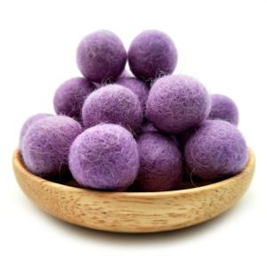 China Handmade 2cm Felt Fabric Crafts Ball For Party Garland on sale