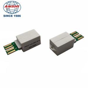 Buy cheap ANSHI ADSL2 Over ISDN Splitter PBT Material Single Pair from wholesalers