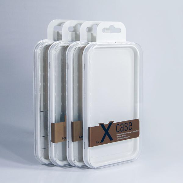 Clear PVC PET Mobile Case Packaging Box For Electronic Products