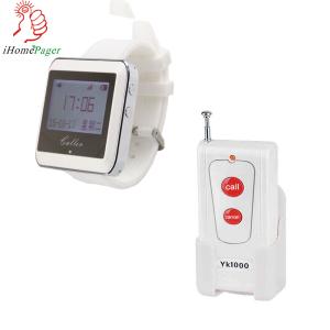 Buy cheap white color watch pager and call button for wireless nurse calling system from wholesalers