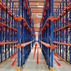 High-Density Q235B Steel Radio Shuttle Racking System for Warehouse Storage