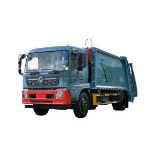 Manual Transmission Diesel Engine Sanitation Garbage Truck with Compressed Body