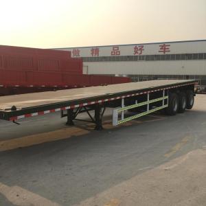 Buy cheap 3/4 Axles 20ft 40ft 45ft Used Flatbed Semi Trailers from wholesalers