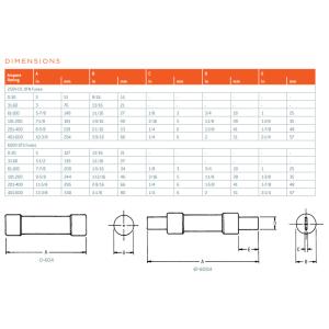 OTS30 OTS Class K5 Fast-Acting fuse Power fuse