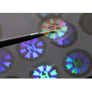 Buy cheap Die Cut Waterproof 3D Holographic Authenticity Stickers Tamper Proof from wholesalers