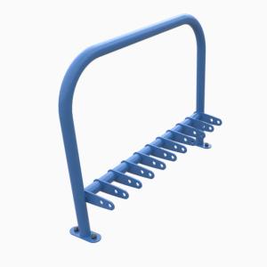 Sheffield Single Sided Scooter Parking Rack Hardware Fabrication E Scooter Rack