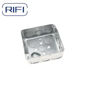 Buy cheap Drawn Galvanized Steel Junction Box 4 Inch Decorative Electrical 4x4 EMT Box from wholesalers