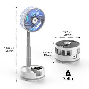 Quality Socool Fan 20000mAh 9th Speed Colour Screen 8h Timing Folding Fan USB Emergency Power Supply Charging Type-C LED Adjustable Table Fan for sale Buy cheap Socool Fan 20000mAh 9th Speed Colour Screen 8h Timing Folding Fan USB Emergency Power Supply Charging Type-C LED Adjustable Table Fan product