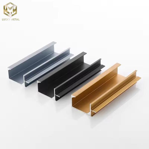 Buy cheap Manufacturer Custom Design High Quality Aluminum Profile For Kitchen Cabinet from wholesalers