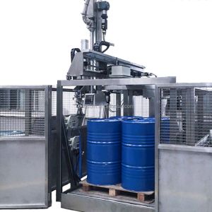 Buy cheap Fully Automatic Pallet Filling Machine with Visual Positioning Stainless Steel S304 Construction and High Temperature Endurance from wholesalers