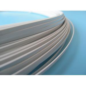 Buy cheap Aluminum 2.0mm Flat Coated Wire White With Custom Shape Hardness from wholesalers