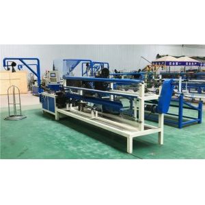 Auto Chain Link Fence Machine High Output 5.5KW Customized Voltage