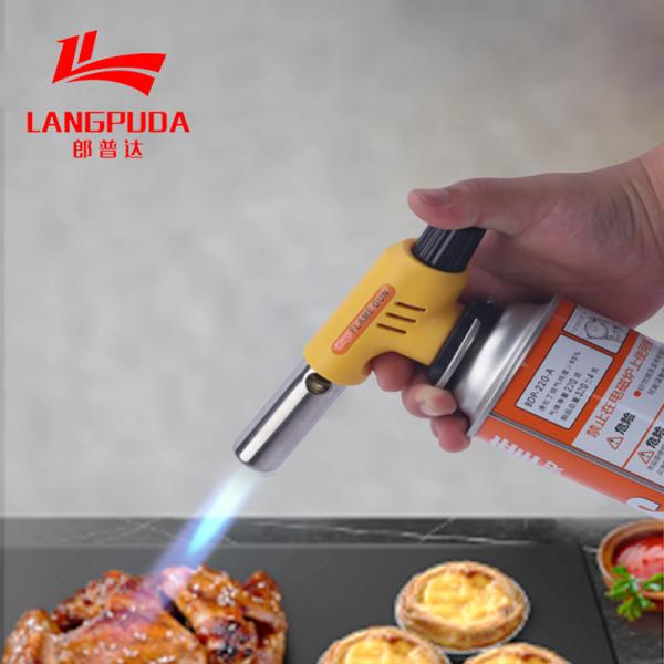 Quality Liquefied Butane Fuel Gas Torch Gun 2500F Kitchen Flame Lighter for sale
