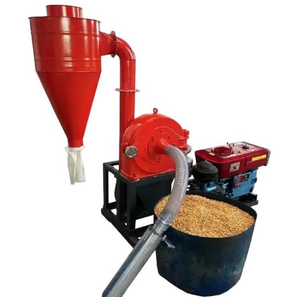 Buy cheap YIFENG AGRO 2500KG PER HOUR DIESEL ENGINE AUTO FEEDING GRINDER MACHINE 0.2MM-8MM SCREEN AVAILABLE from wholesalers