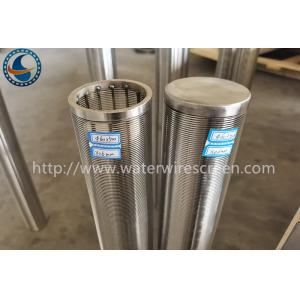 Buy cheap OD 60mm 0.6mm 500mm Length Continuous Slot Screen from wholesalers